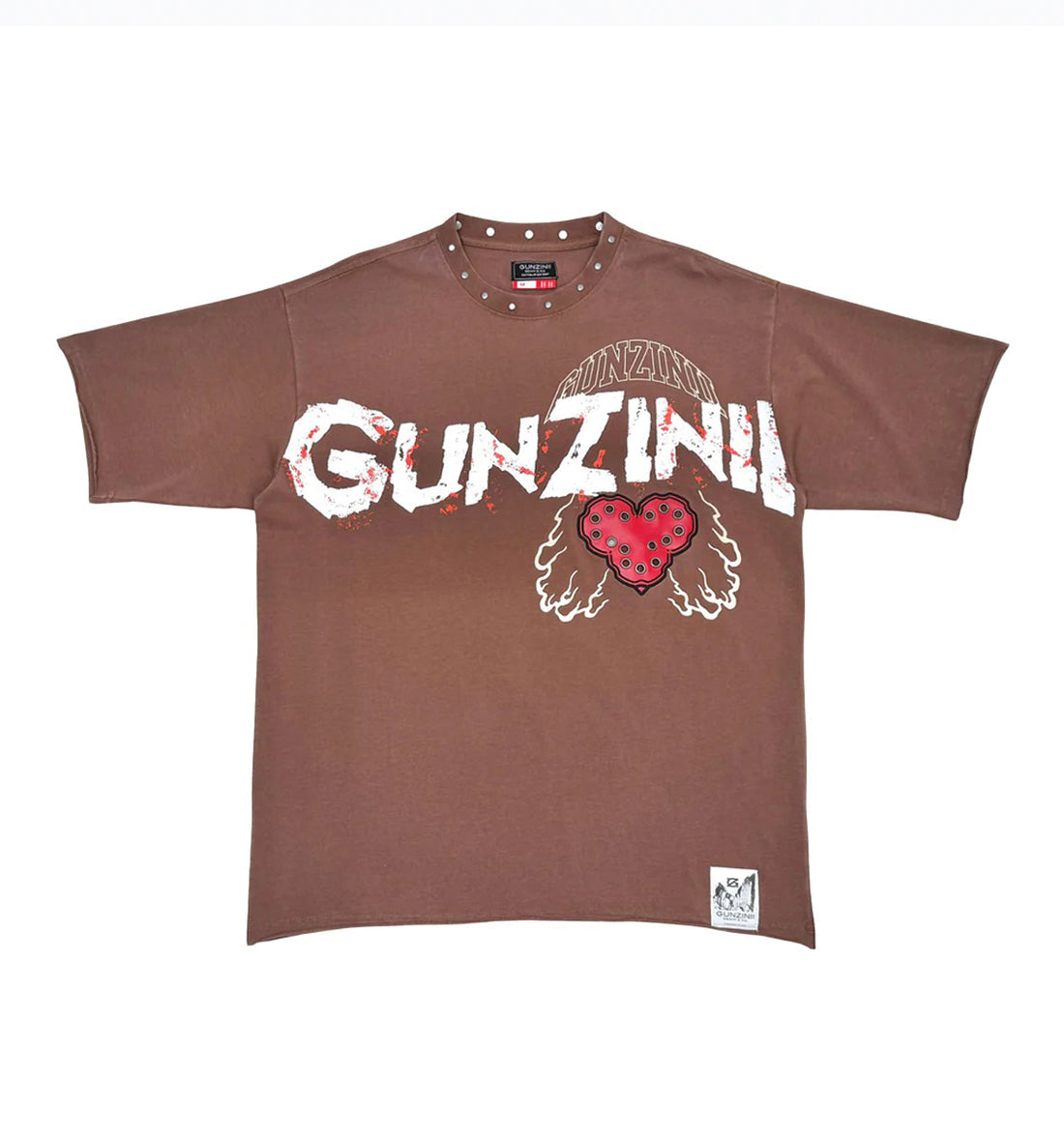Heart Crew Neck T Shirt