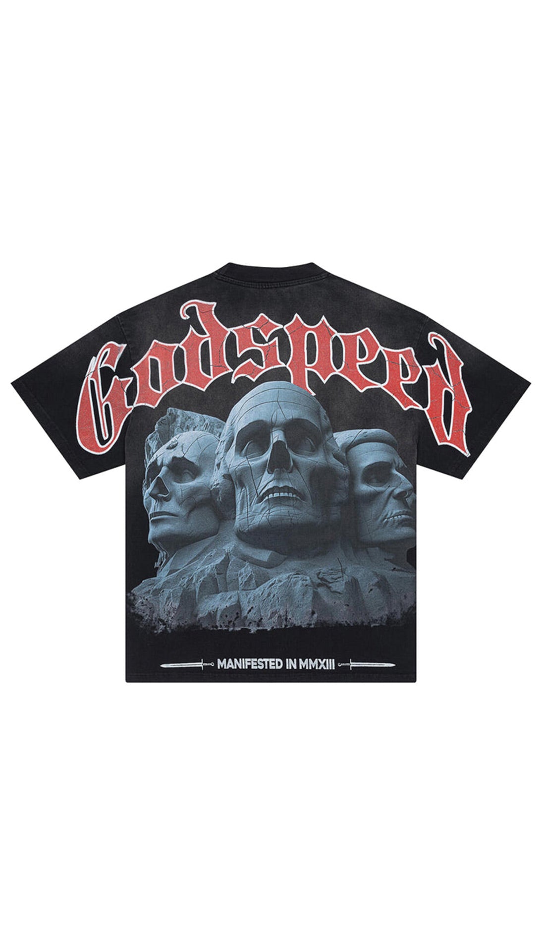 Godspeed Unisex Mount Rush Crew Neck T-Shirt Black Premium Lounge NY