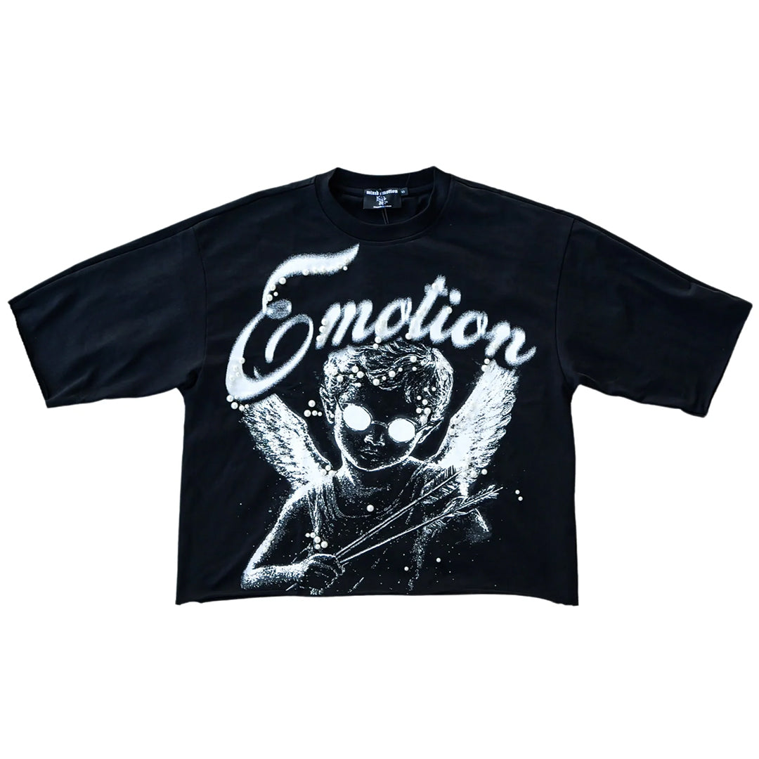 Black Pearl Cropped Tee