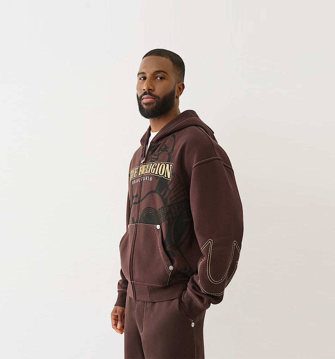 Buddha Big T-Zip Hoddie
