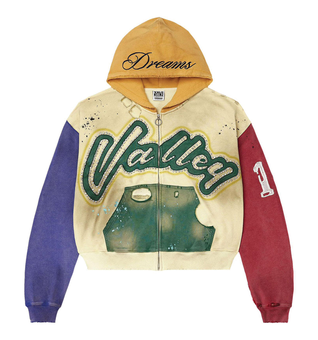 Collage Zip Up