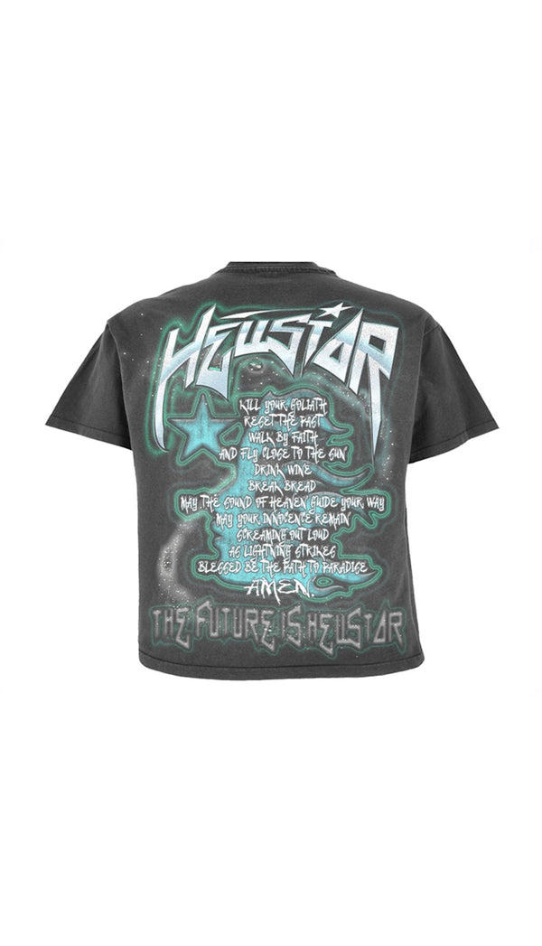 Hellstar The Future T-Shirt Black Blue