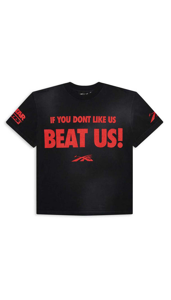 Hellstar Sports Beat Us Tee Black Red