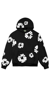 Denim Tears The Cotton Wreath Hooded Sweatshirt Black