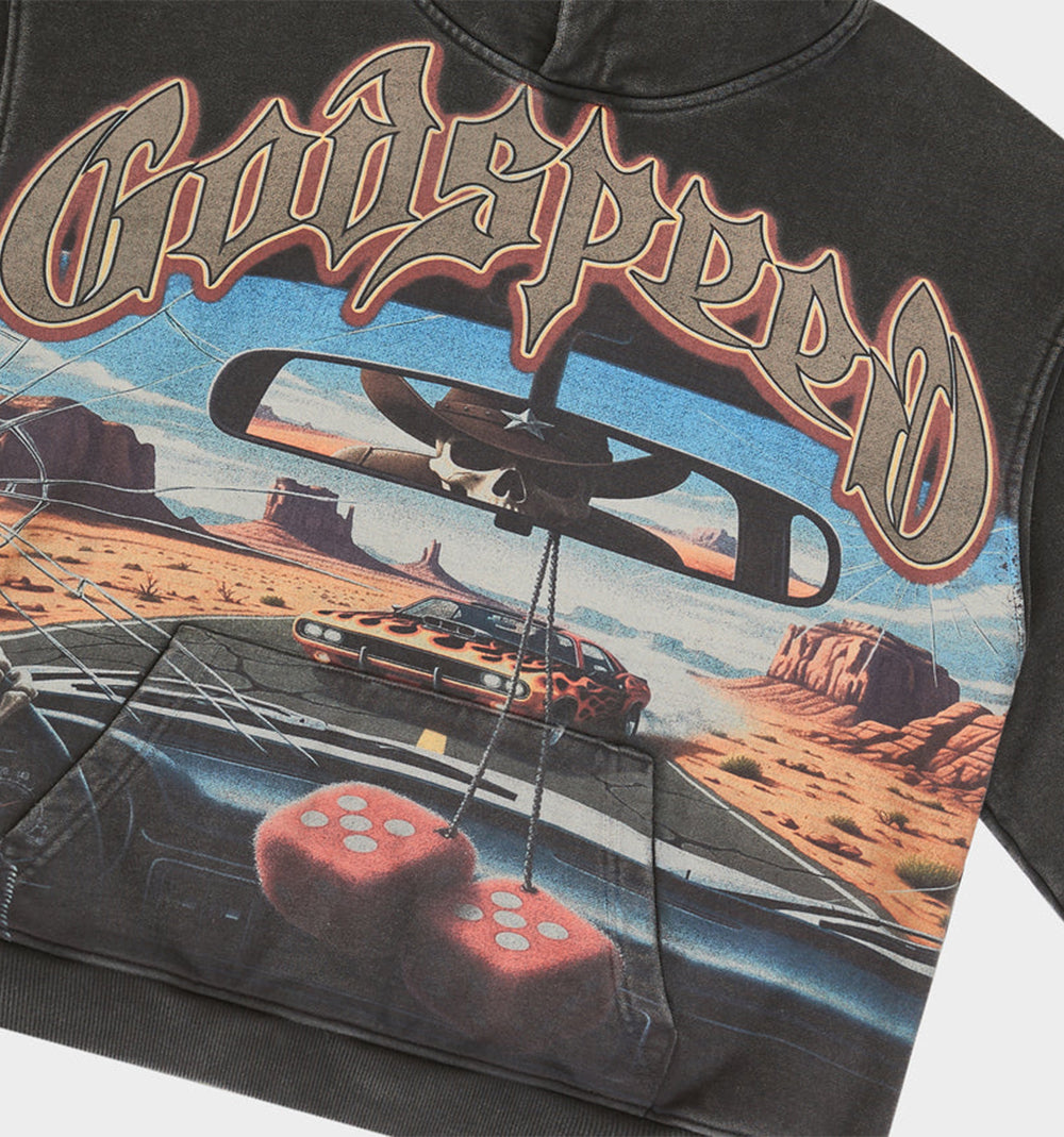 Run II Hoodie Black Wash