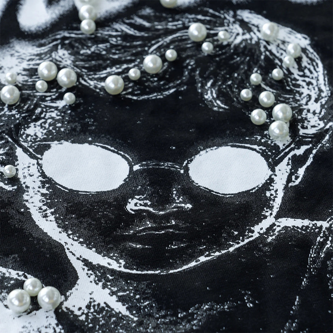 Black Pearl Cropped Tee