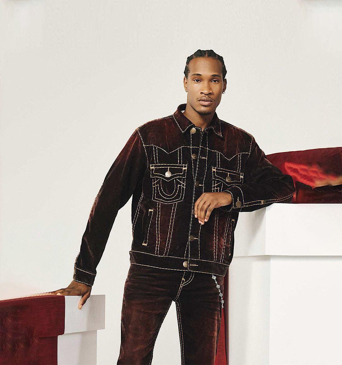 ｔ*ｔ様 CUT OFF VELVET JACKET CUT OFF VELVET JACKET (21AW09JK42) | doublet / ジャケット (MEN