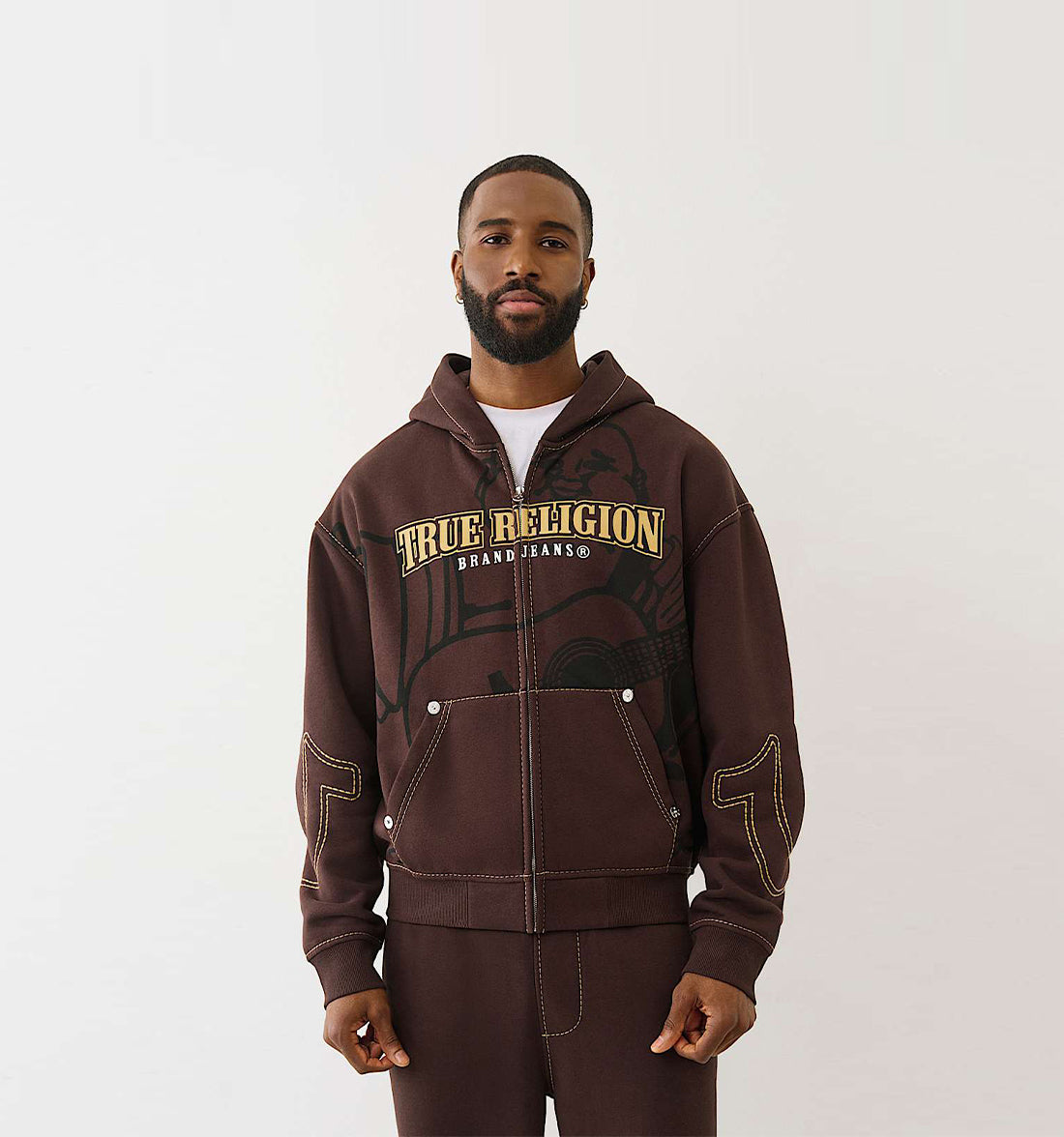 Buddha Big T-Zip Hoddie