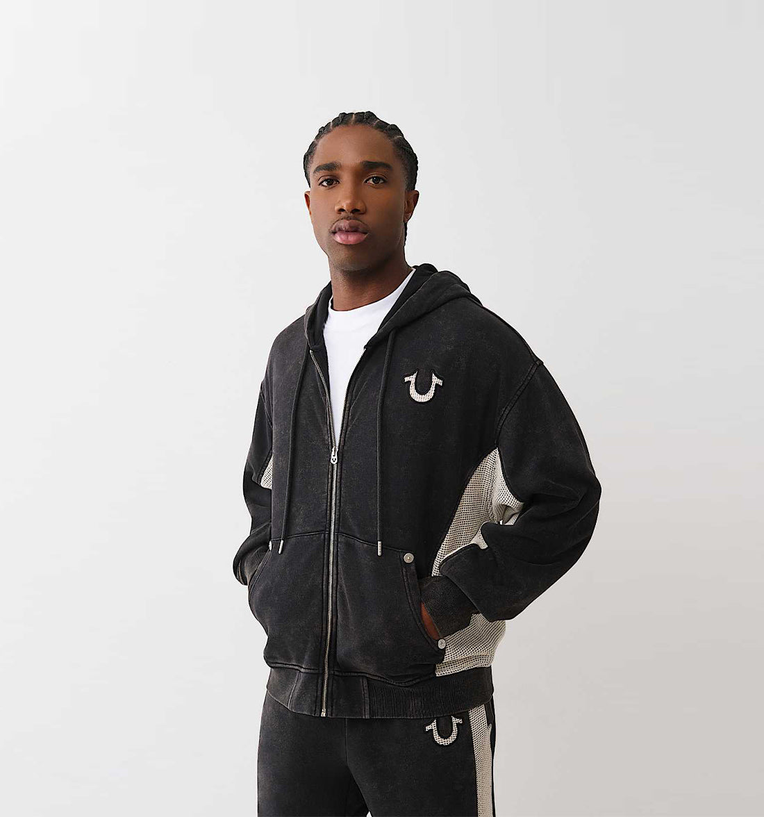 Mesh Inset Jogger Set