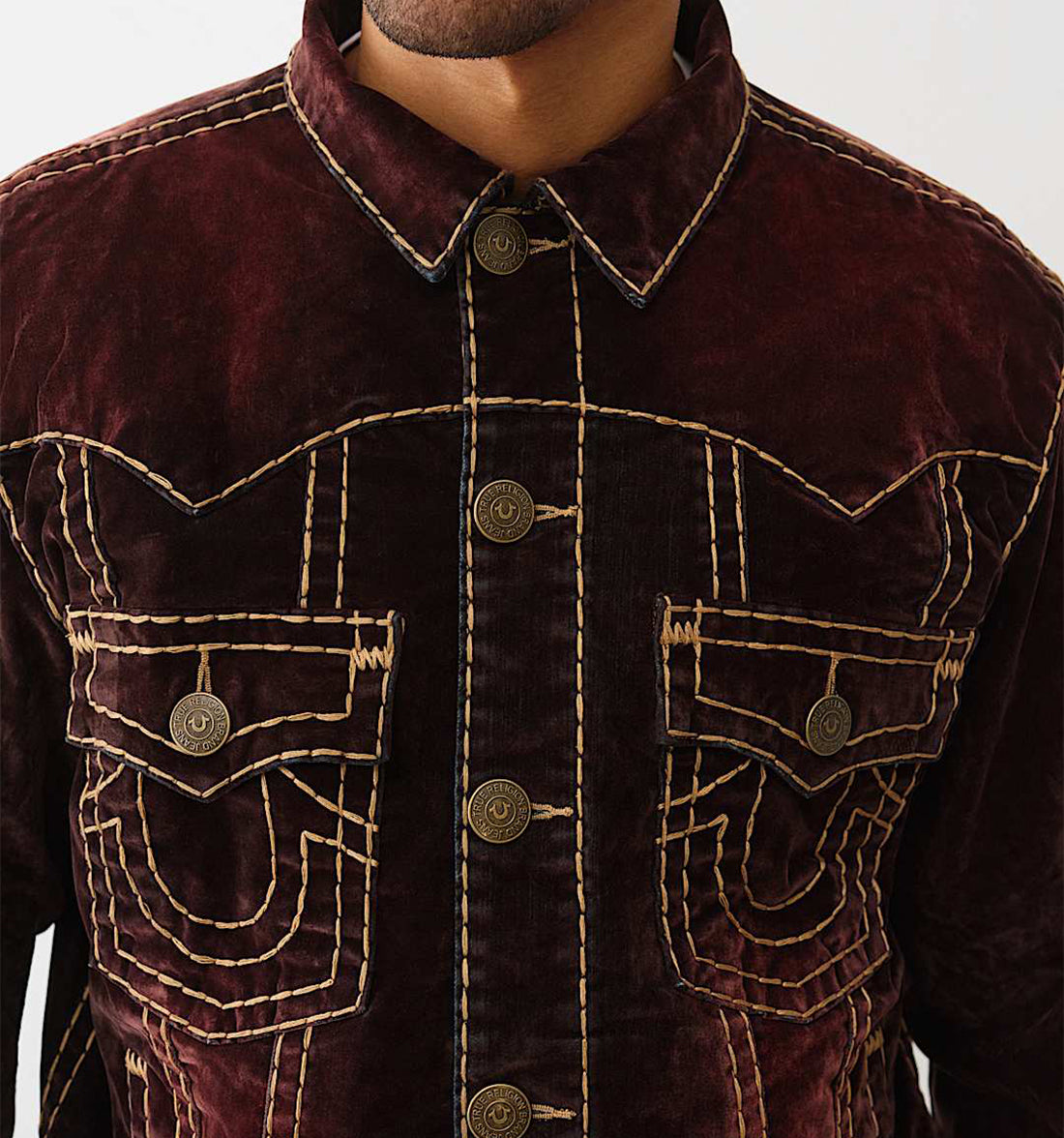 Oversized Super T Velvet Jacket Set