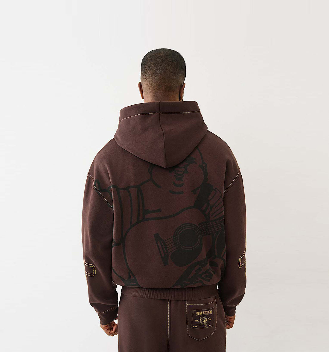 Buddha Big T-Zip Hoddie