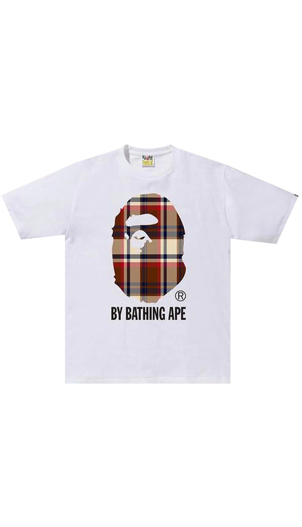 BAPE A Bathing Ape Check by Bathing Tee Burberry