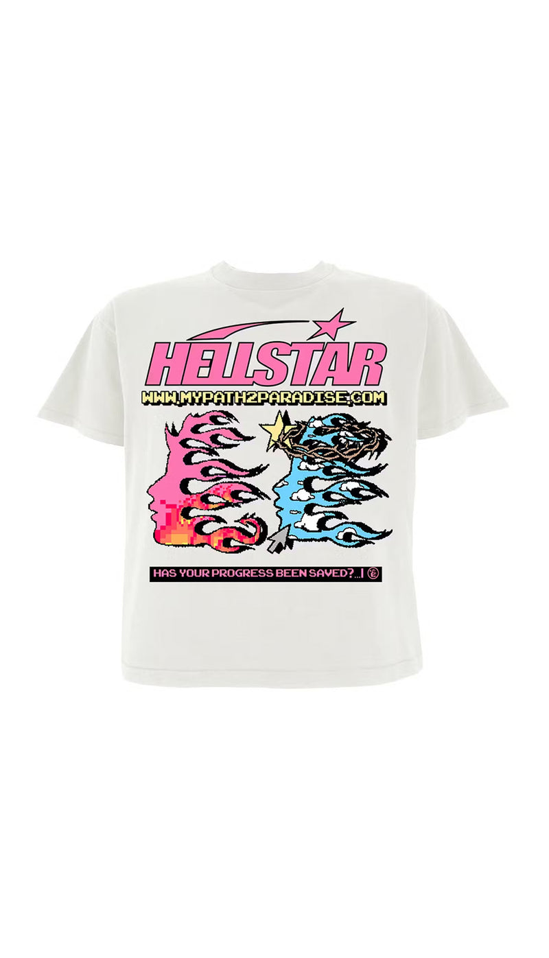 Hellstar Pixel T-Shirt White