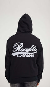 RTA HOODIE _ BLACK COLLEGIATE SCRIPT