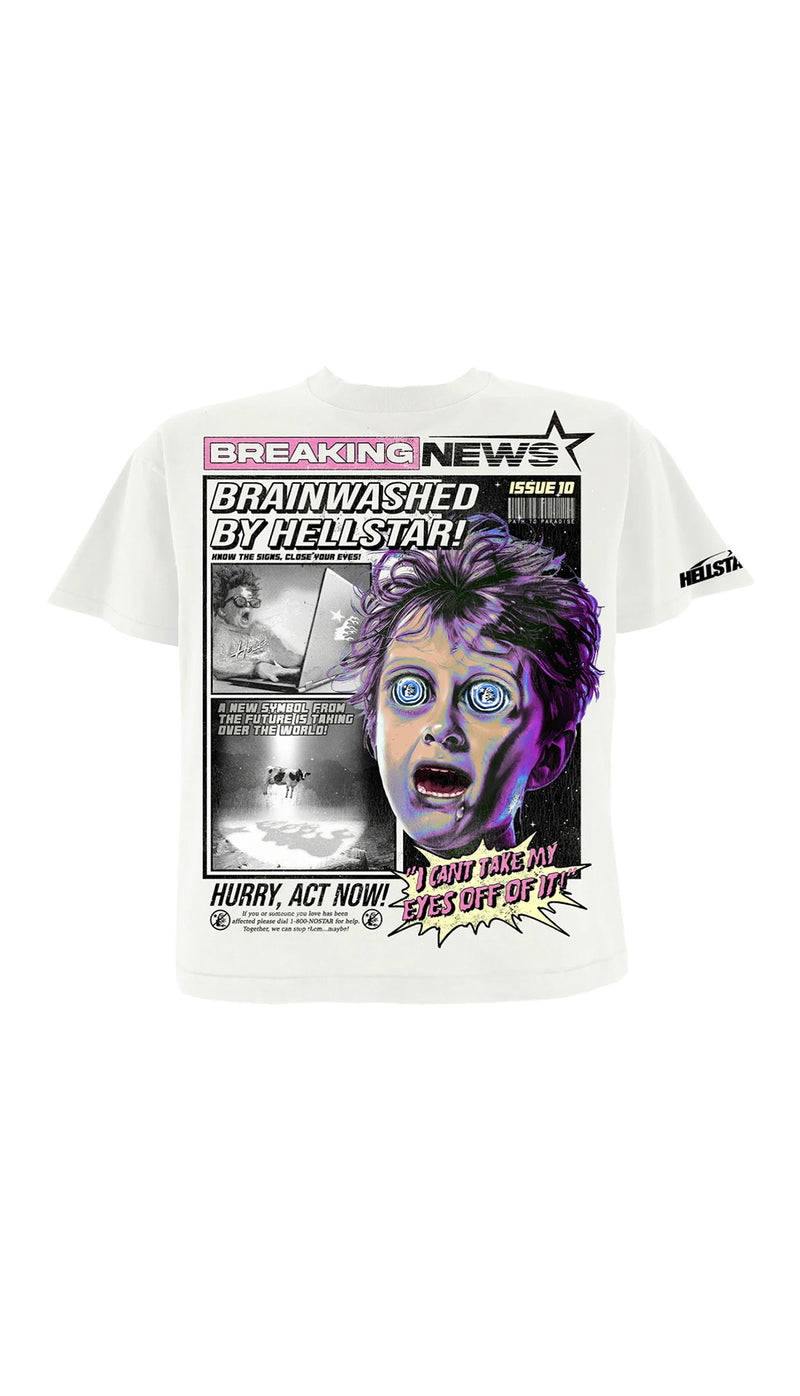 Hellstar Studios Breaking News Tee Cream