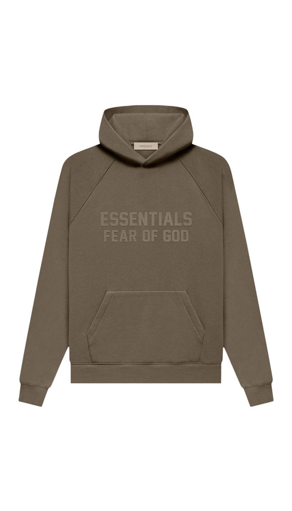 Buy Fear of God Essentials Hoodie Wood